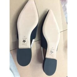 J'adior Ballerines Noir -Outlet Élégance DIOR 107668 4