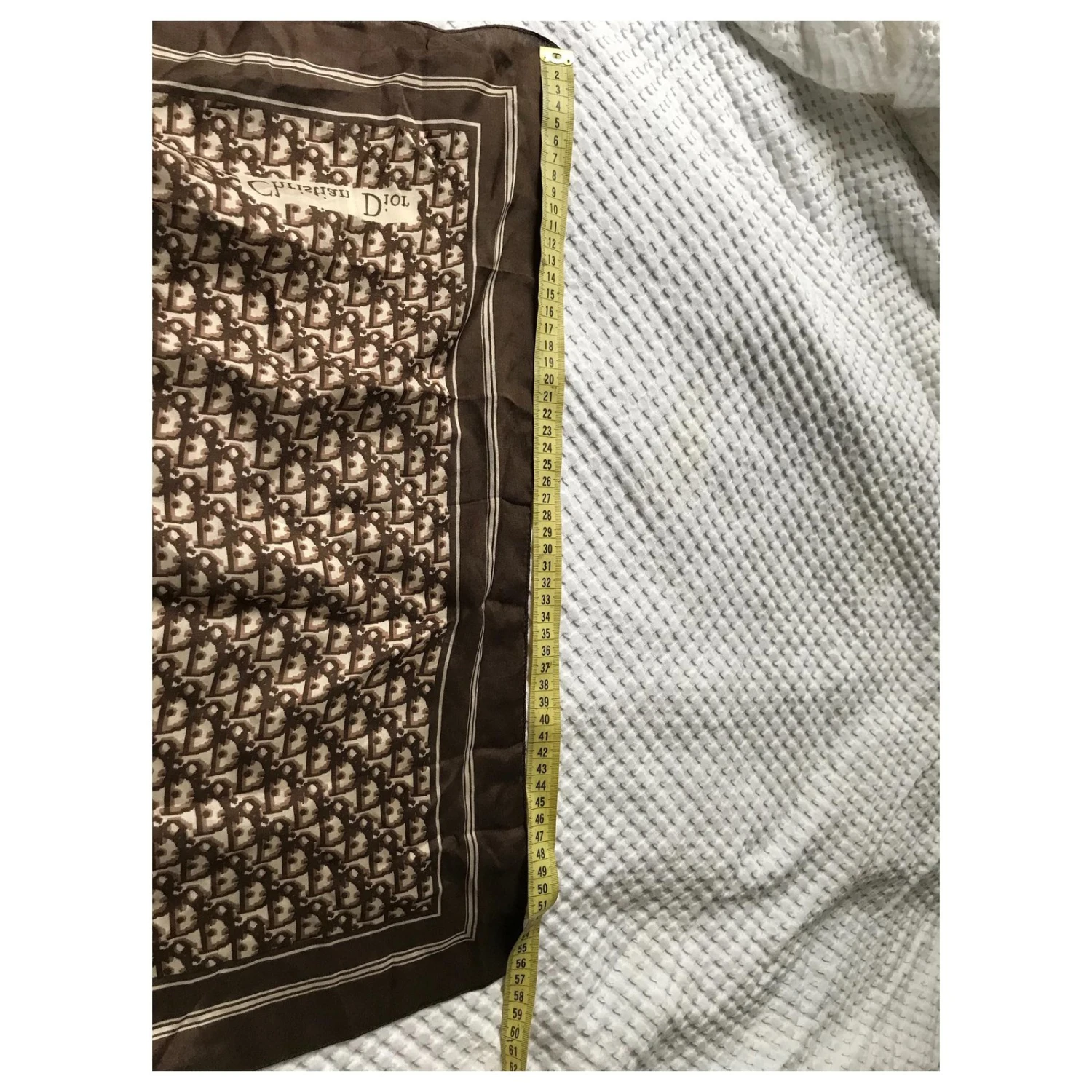 Christian Dior Echarpes Marron 4 Christian Dior Echarpes Marron – Image 4