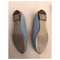Christian Dior Ballerines Bleu Clair -Outlet Élégance DIOR 180478 4