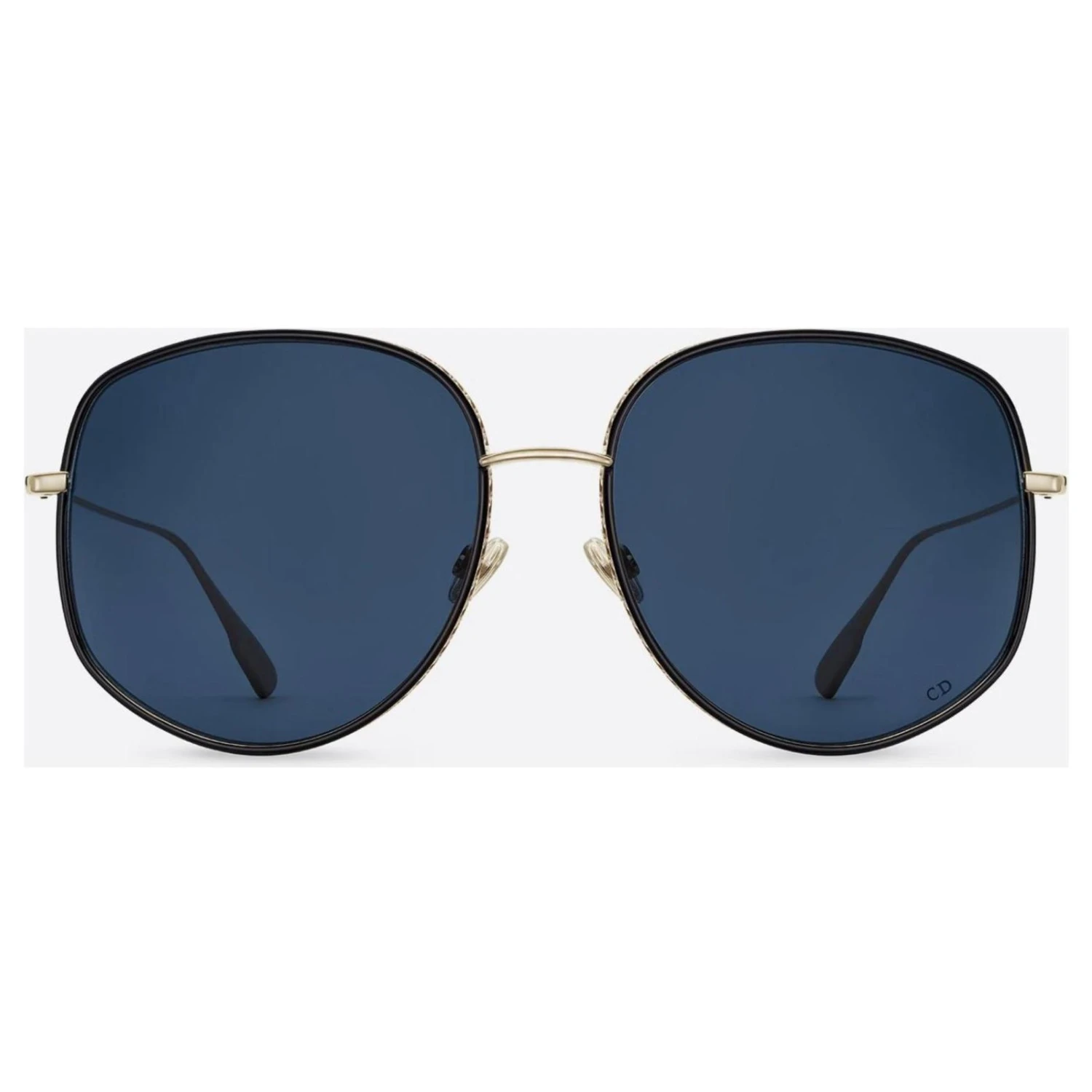 Dior, DIOR Lunettes De Soleil Pilote DiorByDior2 En Métal Doré Et Laque Noire 2 Dior, DIOR Lunettes De Soleil Pilote DiorByDior2 En Métal Doré Et Laque Noire – Image 2