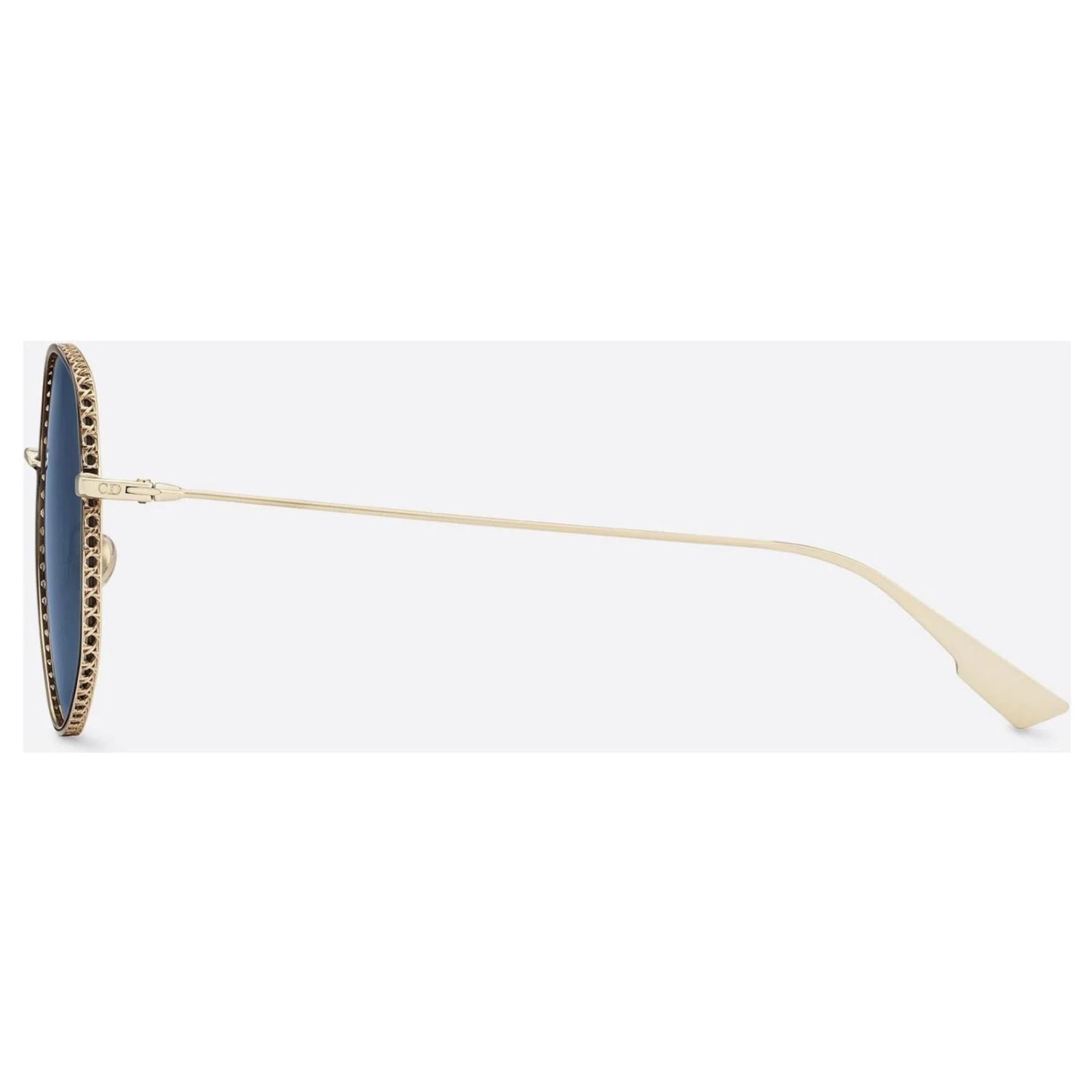 Dior, DIOR Lunettes De Soleil Pilote DiorByDior2 En Métal Doré Et Laque Noire 3 Dior, DIOR Lunettes De Soleil Pilote DiorByDior2 En Métal Doré Et Laque Noire – Image 3