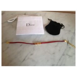 Christian Dior Ras De Cou Rouge -Outlet Élégance DIOR 198704 3