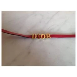 Christian Dior Ras De Cou Rouge -Outlet Élégance DIOR 198704 4