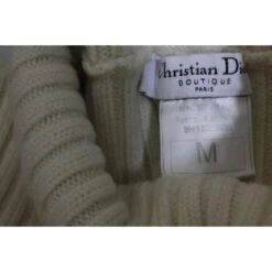 Christian Dior Top Pull Crème 10 Christian Dior Top Pull Crème -Outlet Élégance DIOR 22484 5