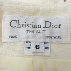 Christian Dior Tailleur / Suit Blanc Cassé 15 Christian Dior Tailleur / Suit Blanc Cassé -Outlet Élégance DIOR 23205 6