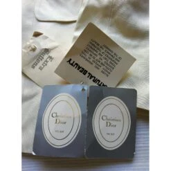 Christian Dior Tailleur / Suit Blanc Cassé 18 Christian Dior Tailleur / Suit Blanc Cassé -Outlet Élégance DIOR 23205 9