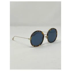 Lunettes De Soleil Dior Logo DIOR HYPNOTIC 1 Y67UNE9 JAUNE HAVANE ET OR Marron Doré -Outlet Élégance DIOR 241077 3