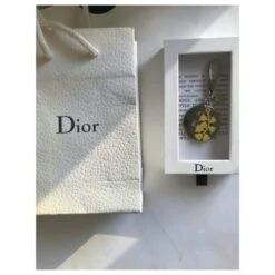 Rare Porte-clés DIOR ,Nouveau Avec Les étiquettes Bijouterie Argentée -Outlet Élégance DIOR 243503 3