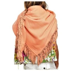 Christian Dior CASHMERE SUEDE SHAWL Orange 9 Christian Dior CASHMERE SUEDE SHAWL Orange -Outlet Élégance DIOR 266322 5