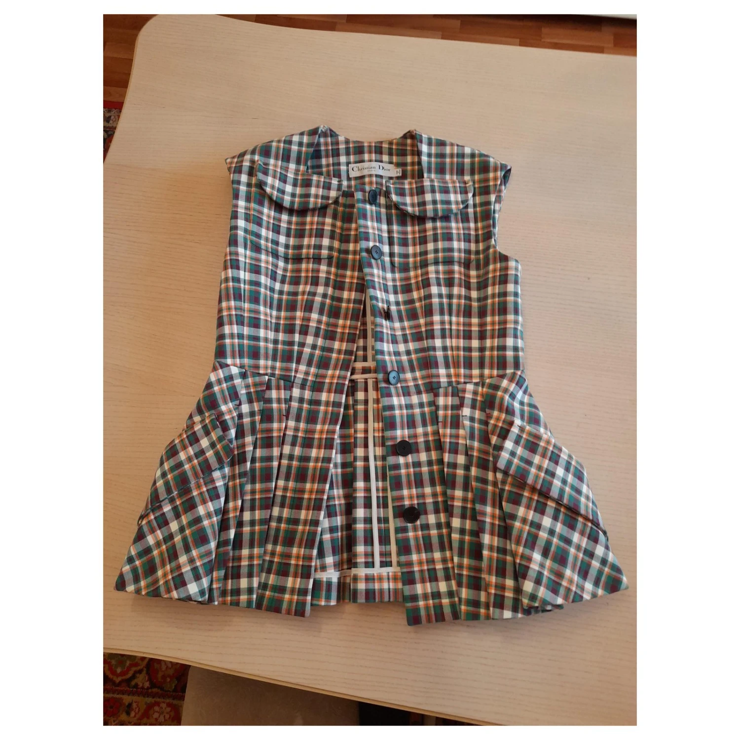 Nouveau Auth Christian Dior 2016ss Cruise Runway Mini-robe Femme Awesome Multicolore 6 Nouveau Auth Christian Dior 2016ss Cruise Runway Mini-robe Femme Awesome Multicolore – Image 6