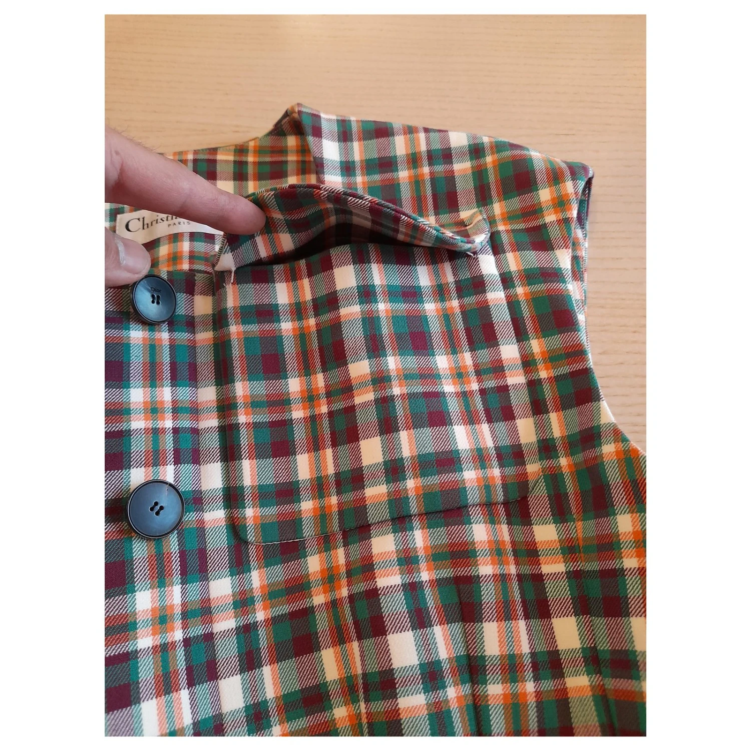 Nouveau Auth Christian Dior 2016ss Cruise Runway Mini-robe Femme Awesome Multicolore 7 Nouveau Auth Christian Dior 2016ss Cruise Runway Mini-robe Femme Awesome Multicolore – Image 7