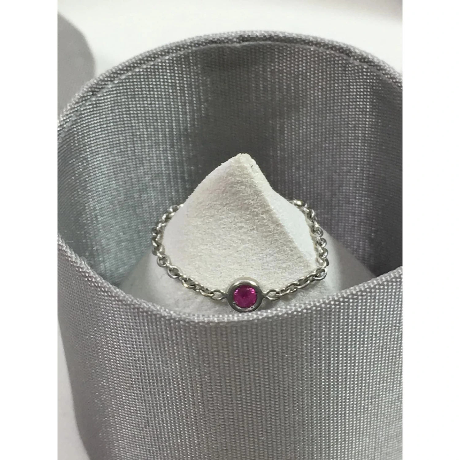 Christian Dior Mimioui Or Blanc Et Saphir Rose Argenté 10 Christian Dior Mimioui Or Blanc Et Saphir Rose Argenté – Image 10