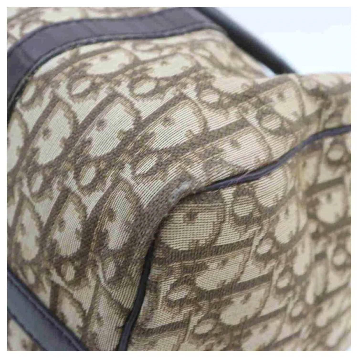 Christian Dior Duffle Boston Trotter Monogram Marron 2 Christian Dior Duffle Boston Trotter Monogram Marron – Image 2