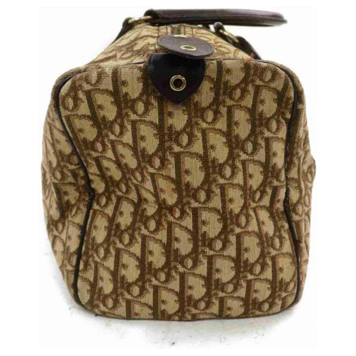 Christian Dior Duffle Boston Trotter Monogram Marron 8 Christian Dior Duffle Boston Trotter Monogram Marron – Image 8