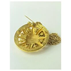 Ensemble De Broche Collier Lune En Cristal Et Or 10DIOR22 -Outlet Élégance DIOR 294226 10