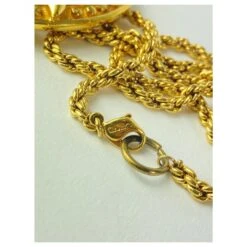 Ensemble De Broche Collier Lune En Cristal Et Or 10DIOR22 -Outlet Élégance DIOR 294226 4