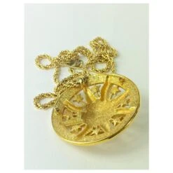 Ensemble De Broche Collier Lune En Cristal Et Or 10DIOR22 -Outlet Élégance DIOR 294226 8