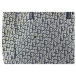 Dior Sac Cabas Bleu Marine Monogram Trotter Book Tote -Outlet Élégance DIOR 297360 7