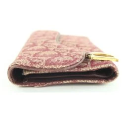 Dior Long Portefeuille à Rabat Bordeaux Monogram Trotteur Saddle 14 Dior Long Portefeuille à Rabat Bordeaux Monogram Trotteur Saddle -Outlet Élégance DIOR 297804 5