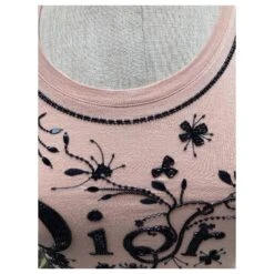 Sublime Débardeur Dior Perles Beige -Outlet Élégance DIOR 344491 3