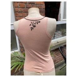 Sublime Débardeur Dior Perles Beige -Outlet Élégance DIOR 344491 7