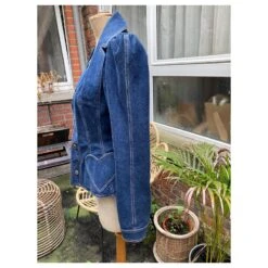 Christian Dior Merveilleuse Veste En Jean Dior Cœur Bleu -Outlet Élégance DIOR 346190 3