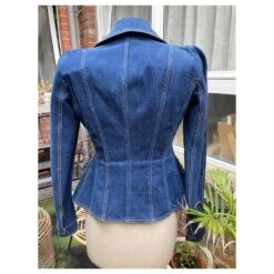 Christian Dior Merveilleuse Veste En Jean Dior Cœur Bleu -Outlet Élégance DIOR 346190 4