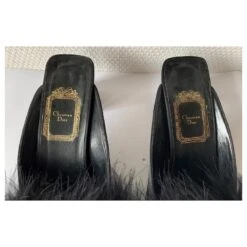 Christian Dior Mules Noir -Outlet Élégance DIOR 346353 4