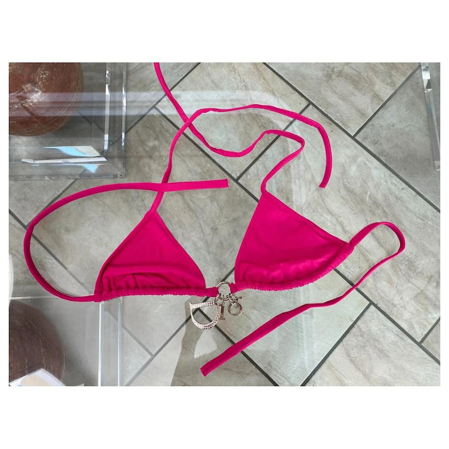 Maillot De Bain 2 Pièces DIOR Fuschia 2 Maillot De Bain 2 Pièces DIOR Fuschia – Image 2