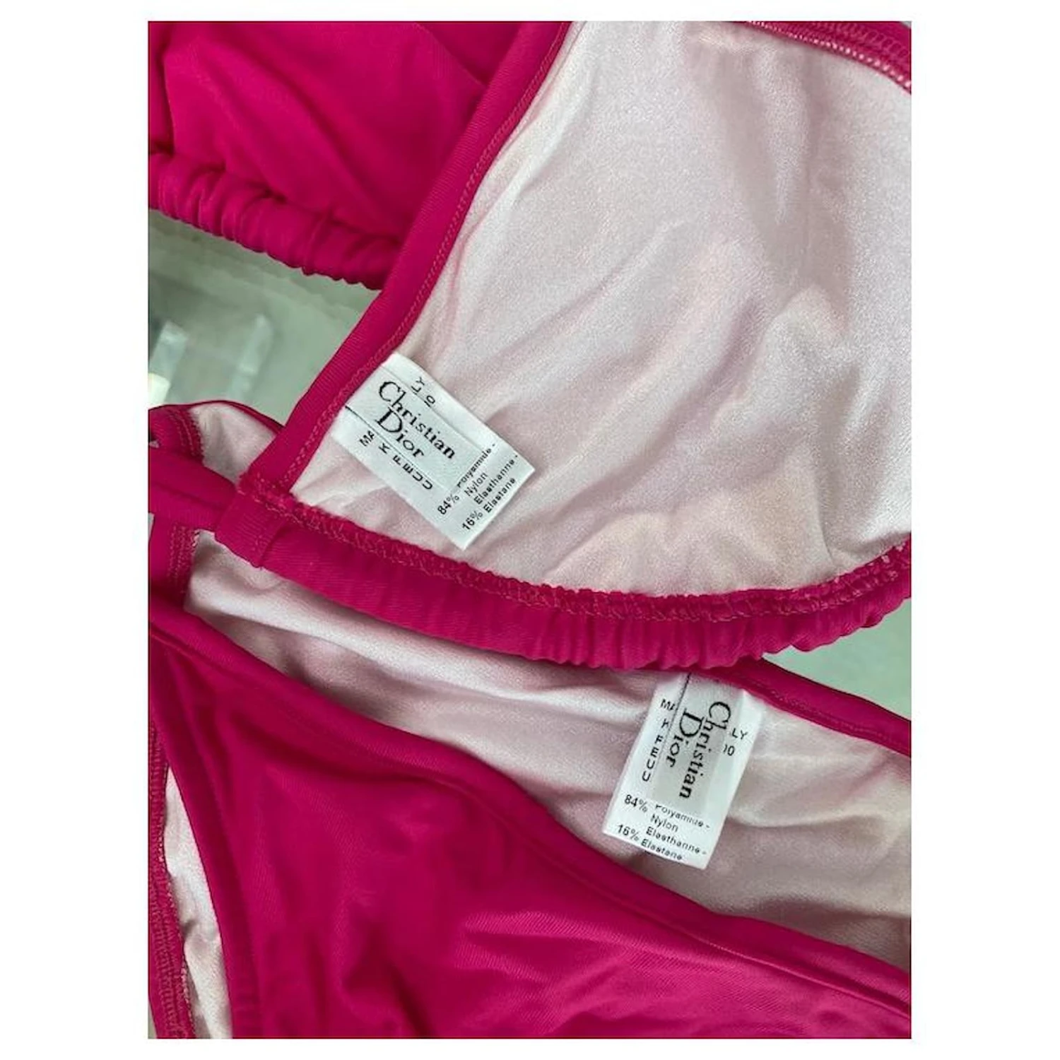 Maillot De Bain 2 Pièces DIOR Fuschia 7 Maillot De Bain 2 Pièces DIOR Fuschia – Image 7