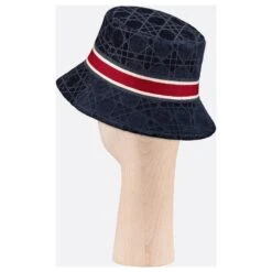 BOB DIORALPS À PETIT BORD Bleu -Outlet Élégance DIOR 365775 4