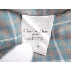 Christian Dior Chemisier Bleu Beige -Outlet Élégance DIOR 36914 4
