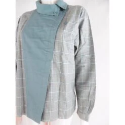 Christian Dior Chemisier Bleu Beige -Outlet Élégance DIOR 36914 7