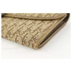 Dior Portefeuille à Rabat Long Marron Monogram Trotter -Outlet Élégance DIOR 374821 6