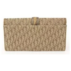 Dior Portefeuille à Rabat Long Marron Monogram Trotter -Outlet Élégance DIOR 374821 7