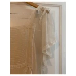 Christian Dior Robes Blanc -Outlet Élégance DIOR 376262 5