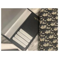 Christian Dior Oblique Dior Bleu Marine -Outlet Élégance DIOR 382445 3