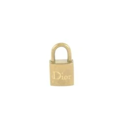 Dior Ensemble De Serrure à Logo Et Clé Cadena En Laiton Doré -Outlet Élégance DIOR 388375 4