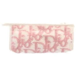 Christian Dior Trotter Pochette Toile Pile Rose Auth Yk2456 -Outlet Élégance DIOR 390134 3