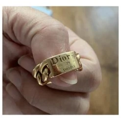 Dior Modèle Gourmette Bijouterie Dorée 15 Dior Modèle Gourmette Bijouterie Dorée -Outlet Élégance DIOR 401832 6
