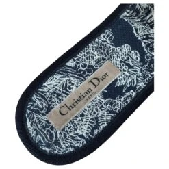 Dior Mules Dor Chez Moi Bleu Marine 11 Dior Mules Dor Chez Moi Bleu Marine -Outlet Élégance DIOR 404023 5