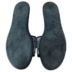 Dior Mules Dor Chez Moi Bleu Marine 12 Dior Mules Dor Chez Moi Bleu Marine -Outlet Élégance DIOR 404023 6