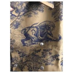 Dior Manteaux, Vêtements D'extérieur Bleu Beige -Outlet Élégance DIOR 427052 6