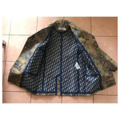 Dior Manteaux, Vêtements D'extérieur Bleu Beige -Outlet Élégance DIOR 427052 9