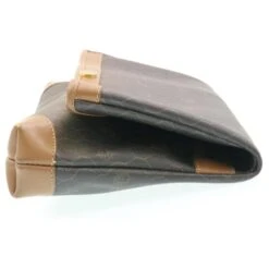 Christian Dior Honeycomb Canvas Pochette PVC Cuir Noir Auth Ar5164 12 Christian Dior Honeycomb Canvas Pochette PVC Cuir Noir Auth Ar5164 -Outlet Élégance DIOR 431936 3