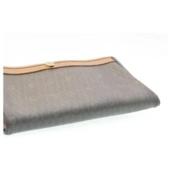 Christian Dior Honeycomb Canvas Pochette PVC Cuir Noir Auth Ar5164 14 Christian Dior Honeycomb Canvas Pochette PVC Cuir Noir Auth Ar5164 -Outlet Élégance DIOR 431936 5