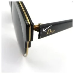 [Occasion] Christian Dior SIDERAL1 Lunettes De Soleil J63Y1 Sideral Lunettes Rondes Logo Lunettes Unisexe 53 □ 21 145 Lunettes Dior Noires -Outlet Élégance DIOR 432980 10