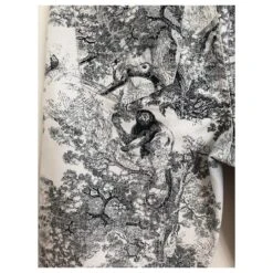 Dior Jean Cropped Imprimé Toile De Jouy -Outlet Élégance DIOR 437640 5