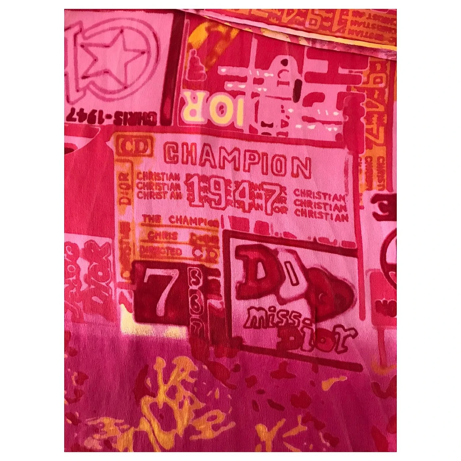 Dior Echarpes Rose 4 Dior Echarpes Rose – Image 4