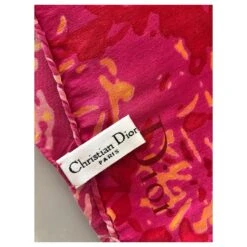 Dior Echarpes Rose 12 Dior Echarpes Rose -Outlet Élégance DIOR 449170 5